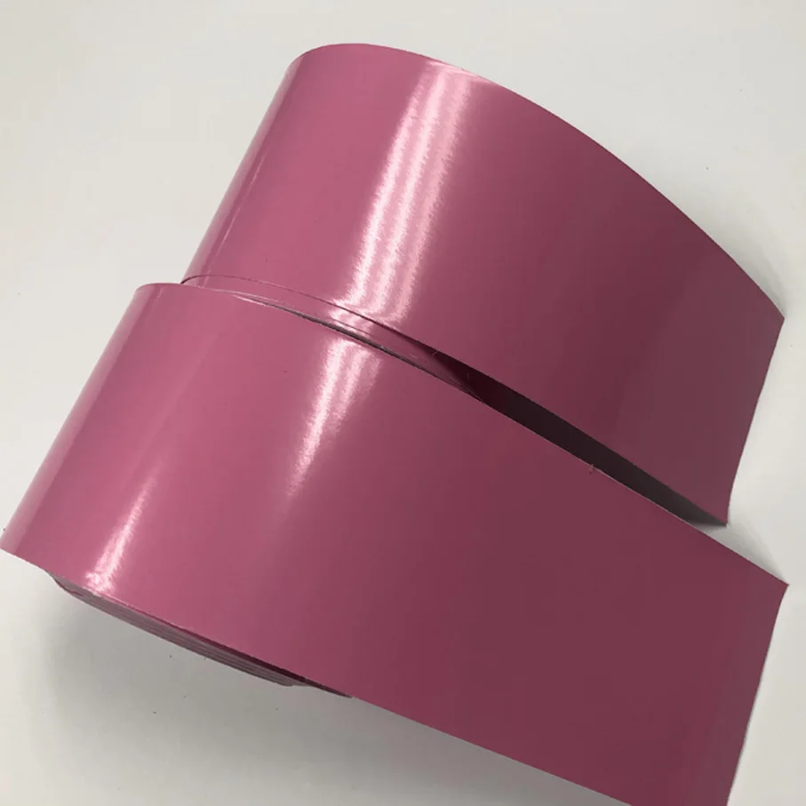 10cm Width Glossy Pink Vinyl Car Wrap Foil Roll Self Adhesive Sticker Decal For Car Motorobike Wrapping Covering