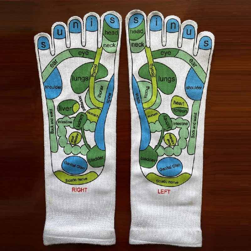 Reflexology Socks Massage Relieve Tired Feet Socks Acupressure Foot Massager Foot Point Tool Physiotherapy Sock Foot Care Tools