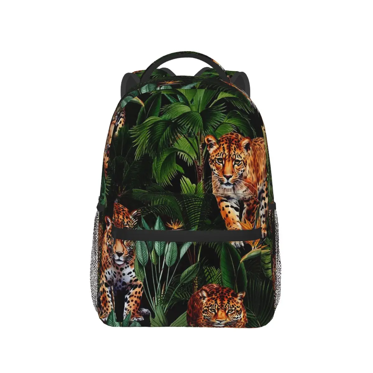 

Leopards Jungle Designed Backpack Hot Sale Daypack Large Capacity Boys Girls BookBag School Bag Shoulder Bags for Men Women