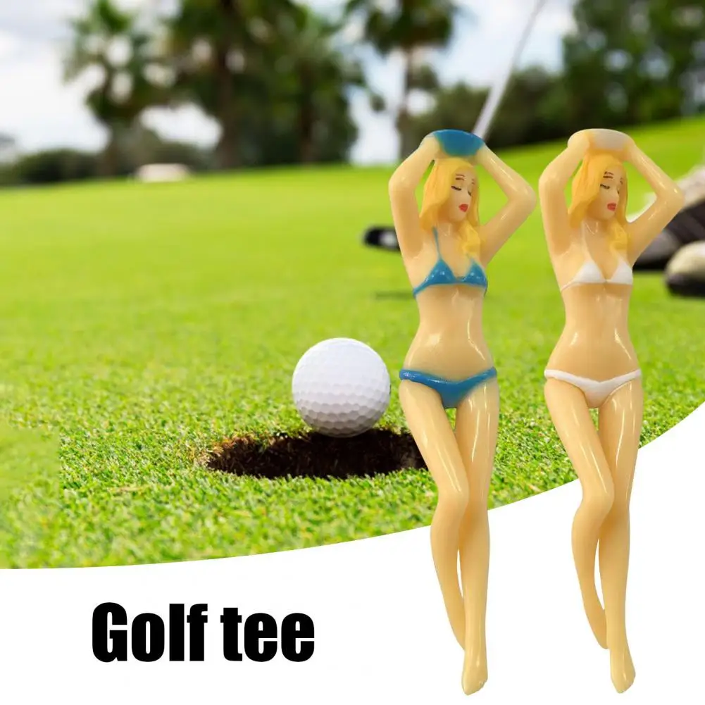 Universal Golf Tee Bikini Beauty Plastic Golf Tee Set Women’s Swimsuit Golf Ball Holder Indoor Outdoor Driving Range Training