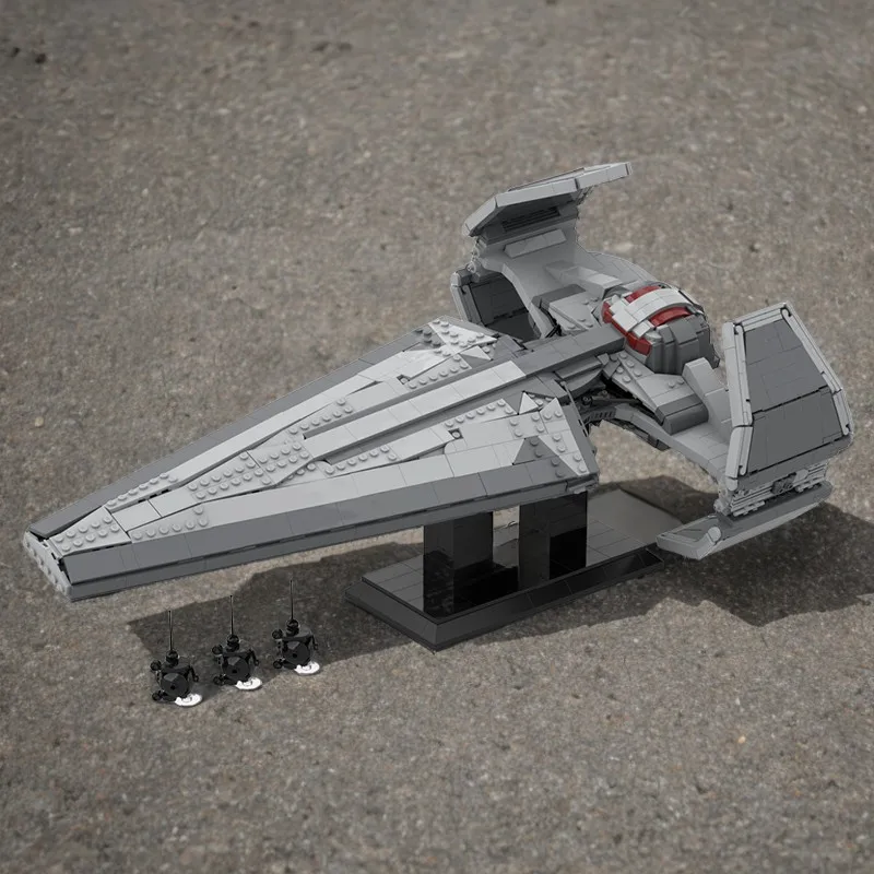 

【1865 Pieces】Sith Infiltrator UCS Scale MOC Bricks, Set for Adult Hobbyists' Collection and Display