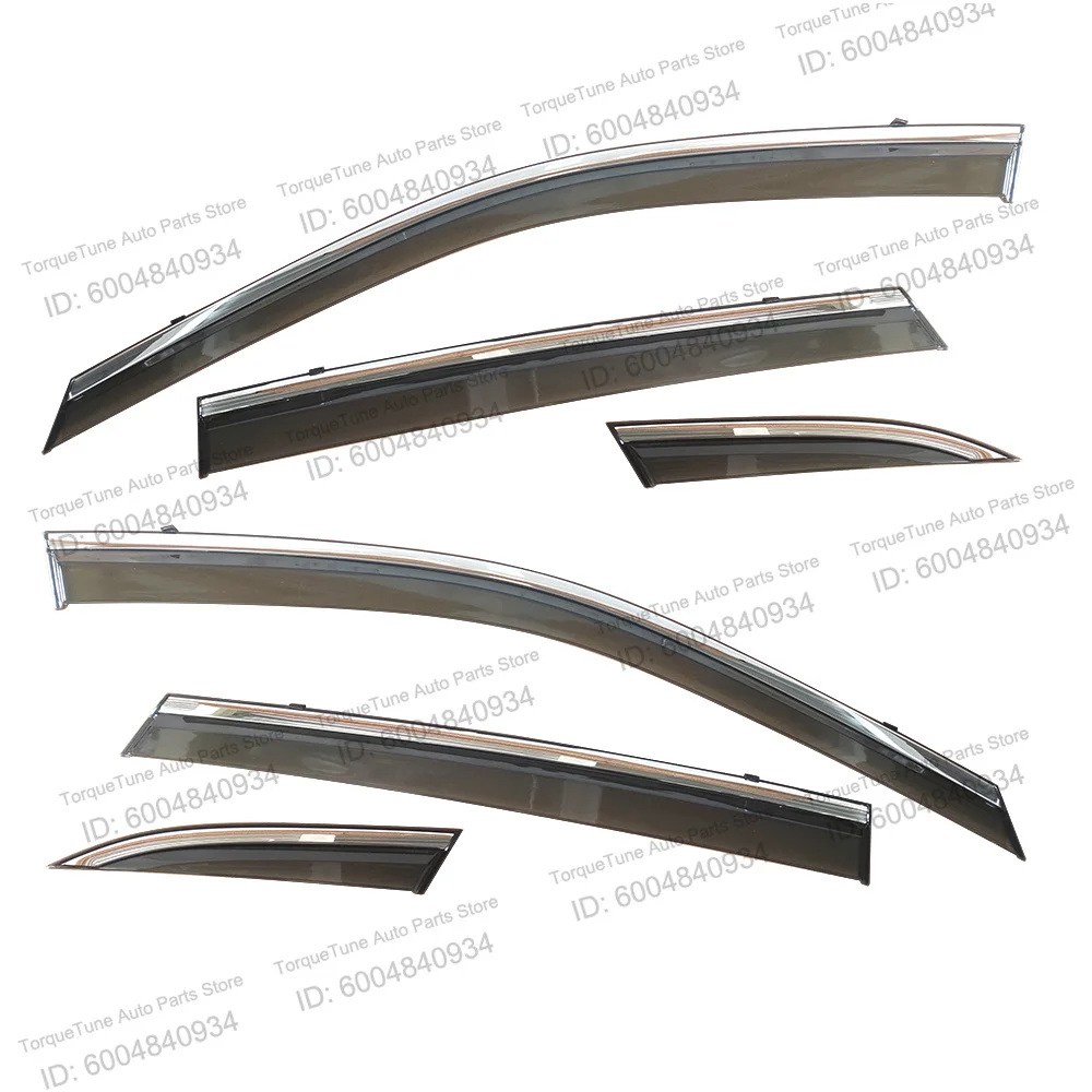 Durable In-Channel Car Wind Deflectors for GWM Jolion 2021 - OEM High-Quality PC Injection Deflector, Side Window Visor Set