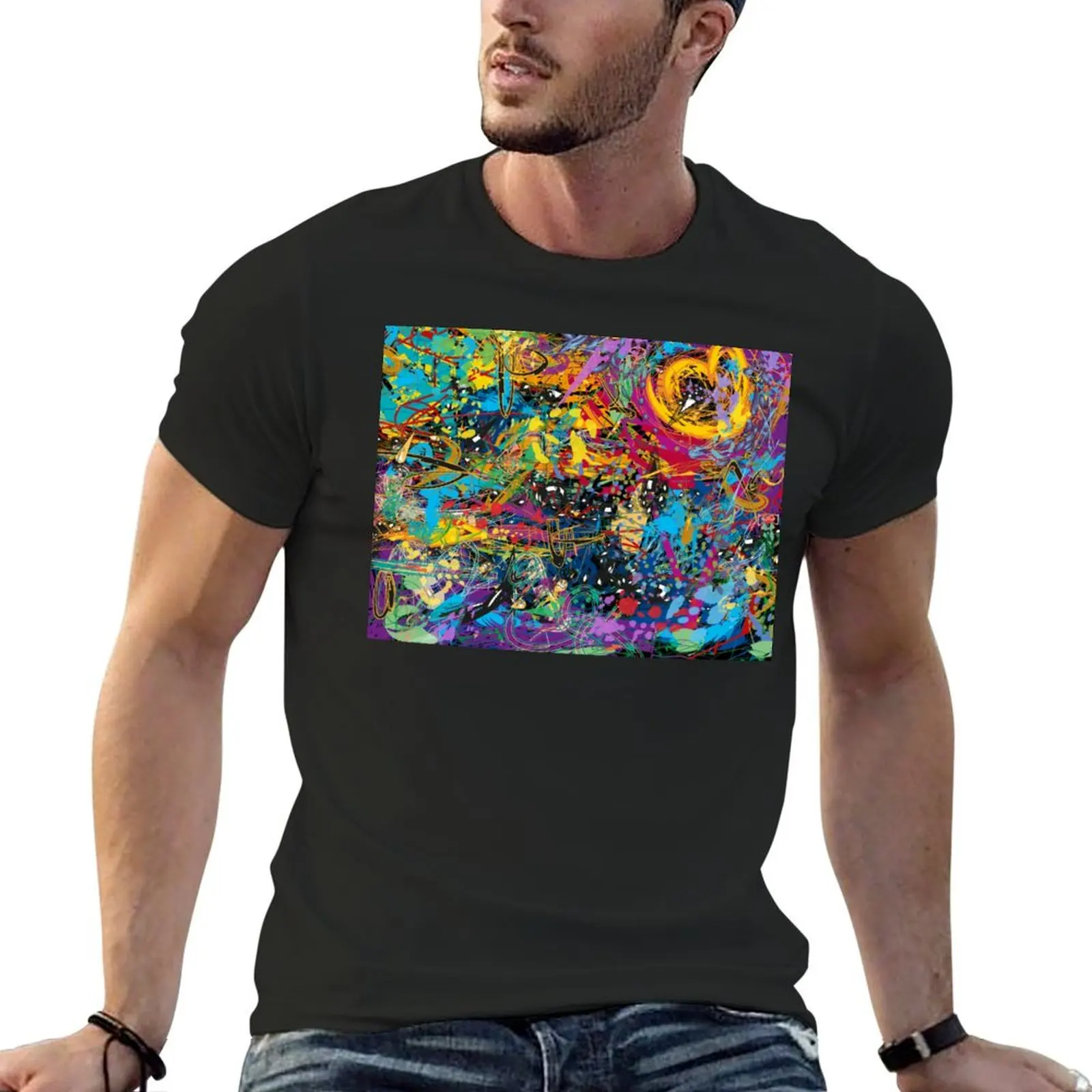 Sparkling Mind original artwork T-Shirt sublime oversized t shirt plus size clothes men t shirts high quality