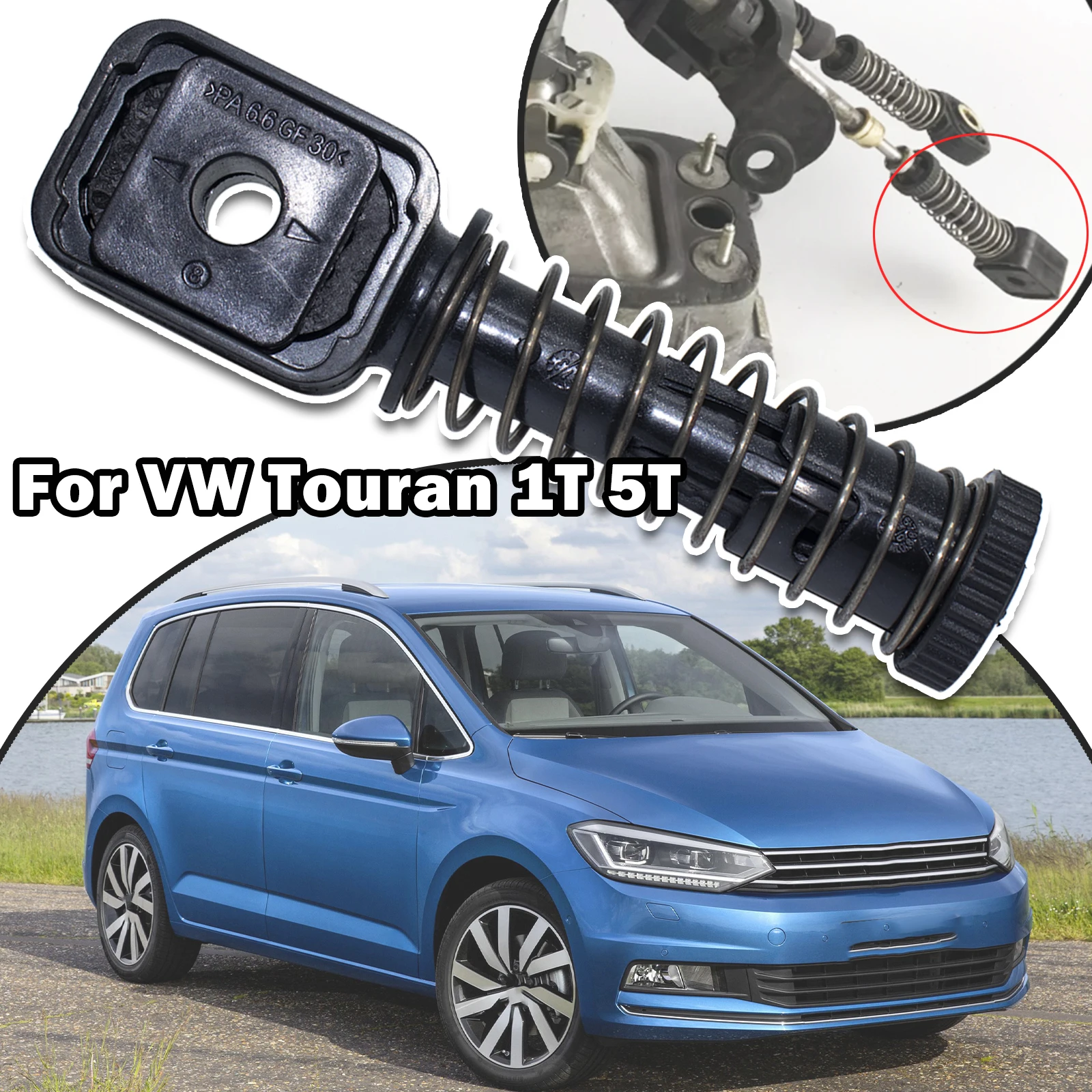 

Bowden Cable Catch For VW Touran 1T 5T Manual Gearbox Shaft Selector Change Lever Shifter Cable Linkage Rod End 1K0711761B 2015