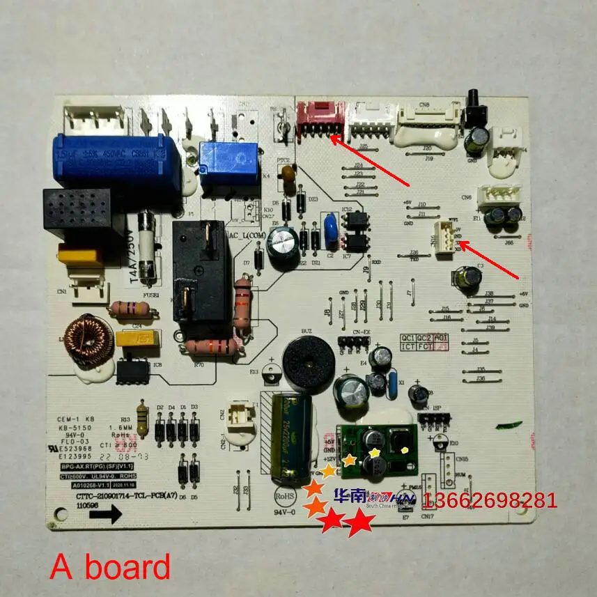 New TCL indoor unit electronic board main board BPG-AX.RT(PG)(SF) A010268-V1.1 110596 CTTC-210901714-TCL-PCB