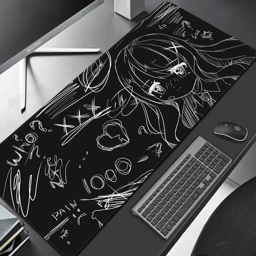 Mousepad Kawaii Desk Mat Anime Mouse Mats Kawaii Gaming Pad on The Table Setup Gamer Accessories Keyboard Pad Mouse Rug Carpet