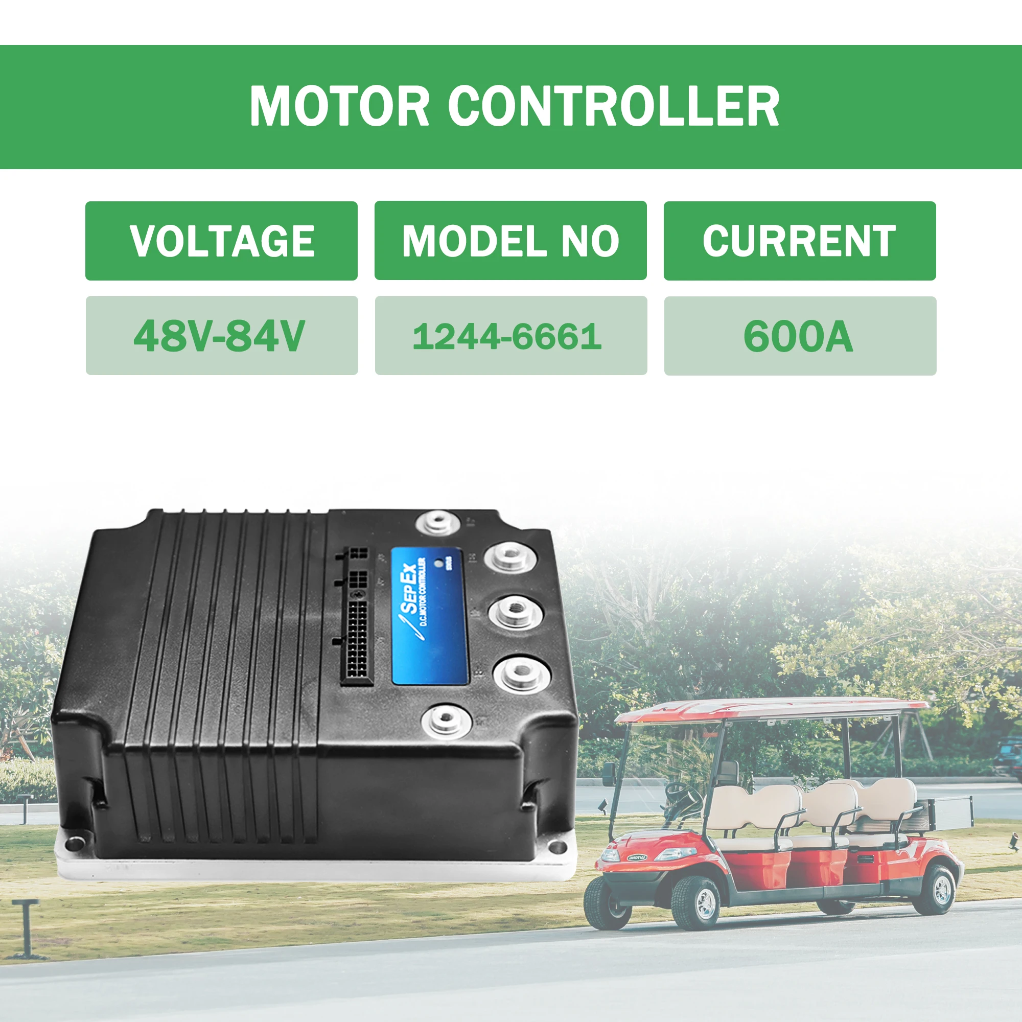 48-84V 600A 5k-0 Programmable Controller for Curtis Golf Cart Forklift 1244-6661