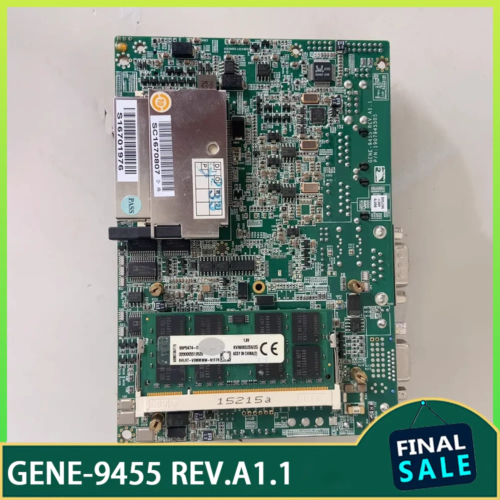 

Двухпортовая 3,5-дюймовая встраиваемая промышленная материнская плата GENE-9455 REV.A1.1