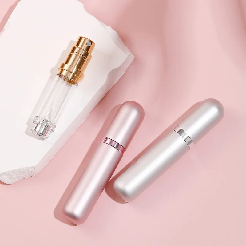 Mini botella de Perfume recargable, dispensador de Perfume con relleno inferior cosmético portátil, contenedor de líquido, botella para herramienta de viaje