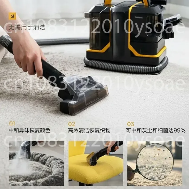 Upholstery Cleaner: Portable High-Suction All-in-One Spray-and-Vacuum Cleaner for Sofas and Carpets