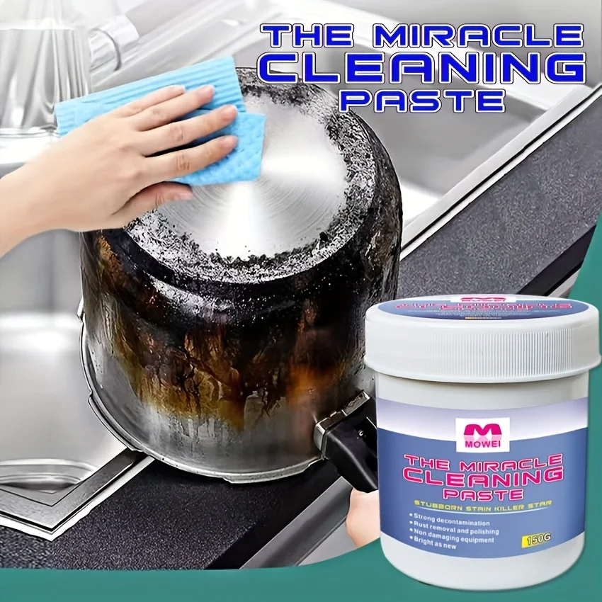 Multi-functional RV Interior Cleaner for Kitchen Stoves, Range Hoods, Pot Bottoms, Effectively Removes Rust And Grease