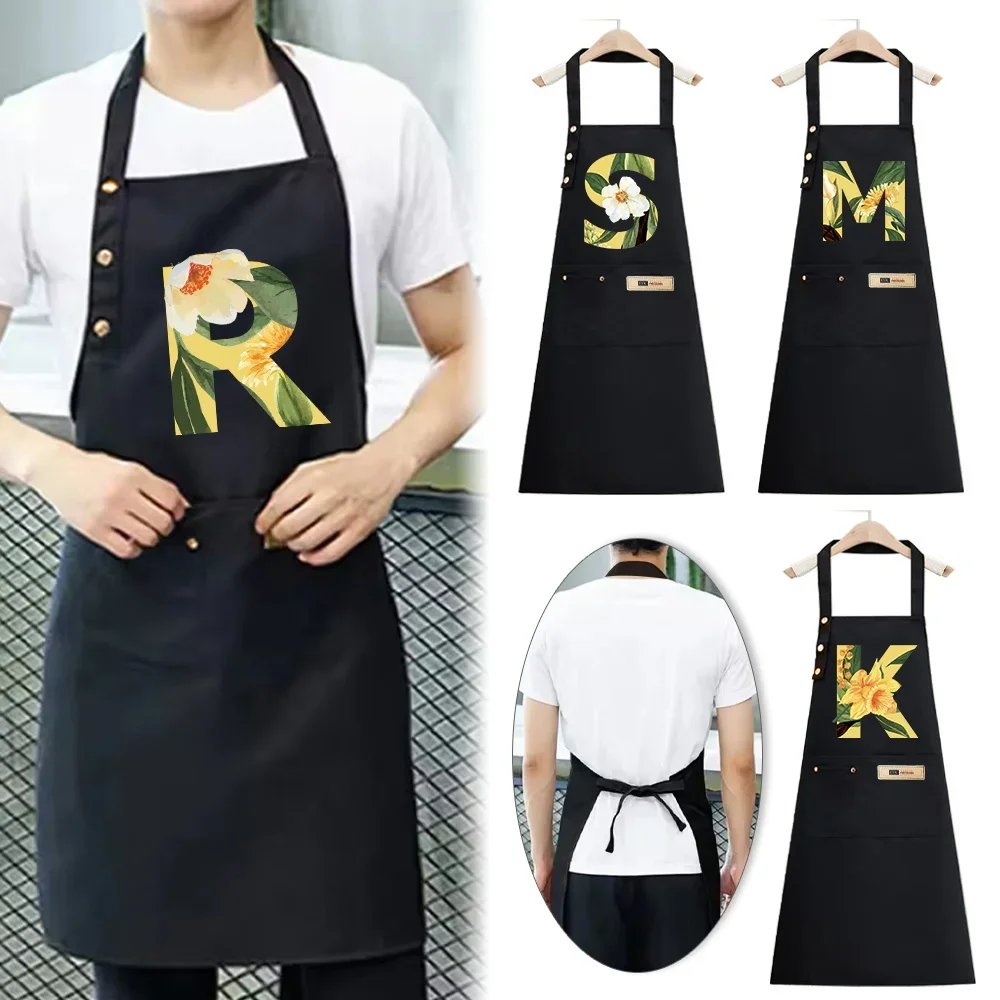 

Multi Functional Waterproof Apron Kitchen Cooking Oil Proof Long Home Apron for Both Men Women Home Baking BBQ Activities