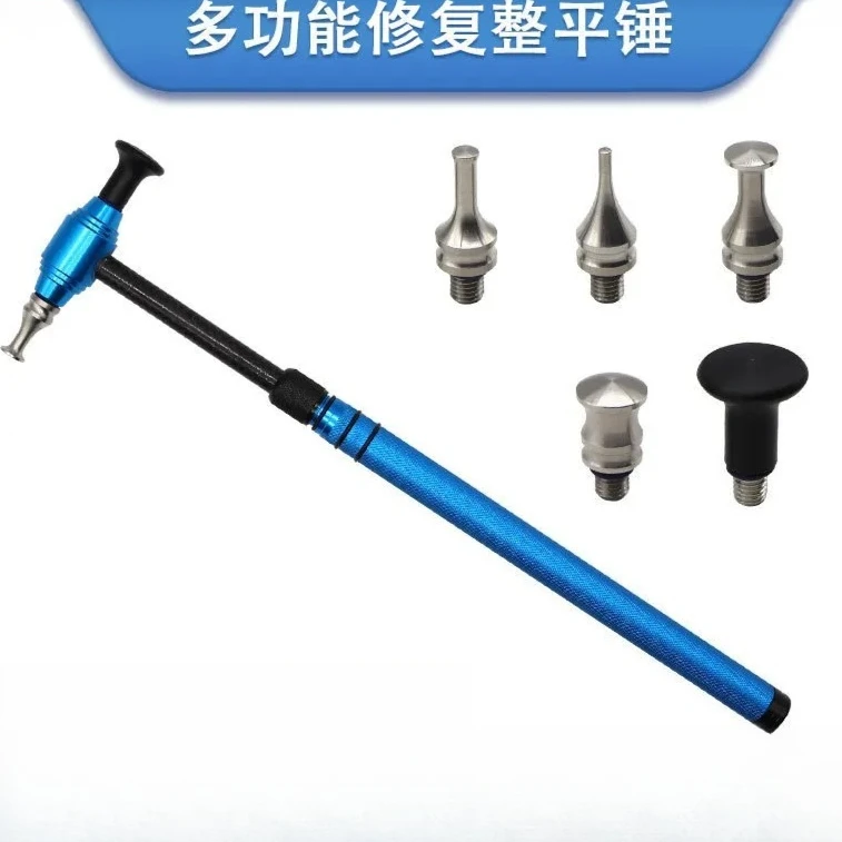 Car Dent Repair Kit Auto Body Sheet Metal Hammer Traceless Shaping Pen Leveling Tool Telescopic Striking Hammer for Vehicle