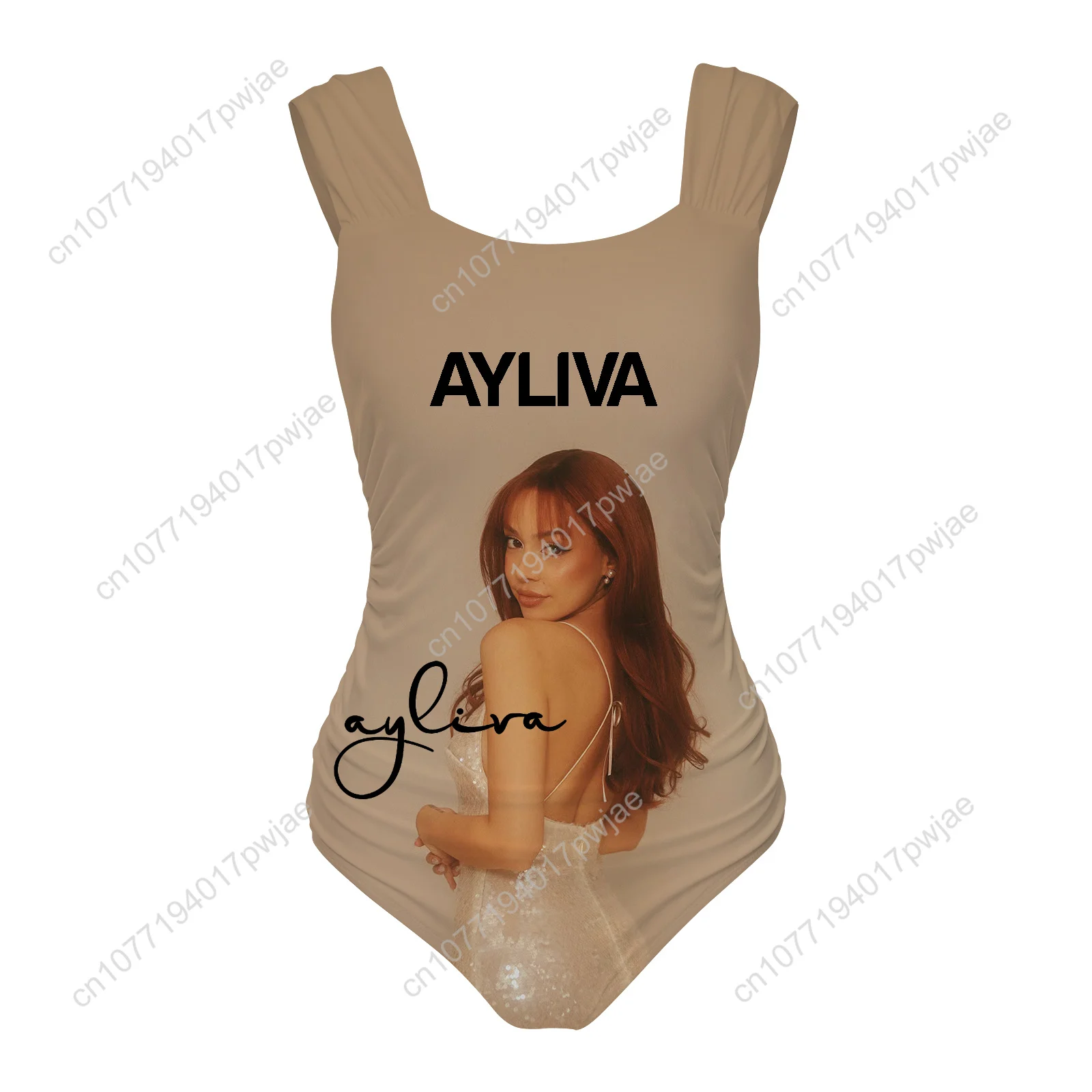 Ayliva المغني الألماني قطعة واحدة ملابس السباحة واسعة حزام مايوه حريمي ملابس السباحة حفلة الشاطئ مثير بيكيني تخصيص بحر