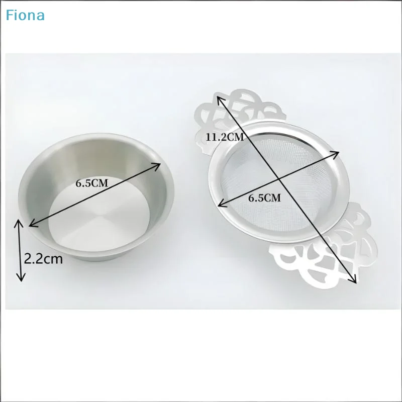 Picture 7: ✔Double-layer Fine Mesh Tea Strainer Stainless Steel Filter Sieve Teaware Lace Tea Drain Useful Tea Infusers Kitchen Accessories