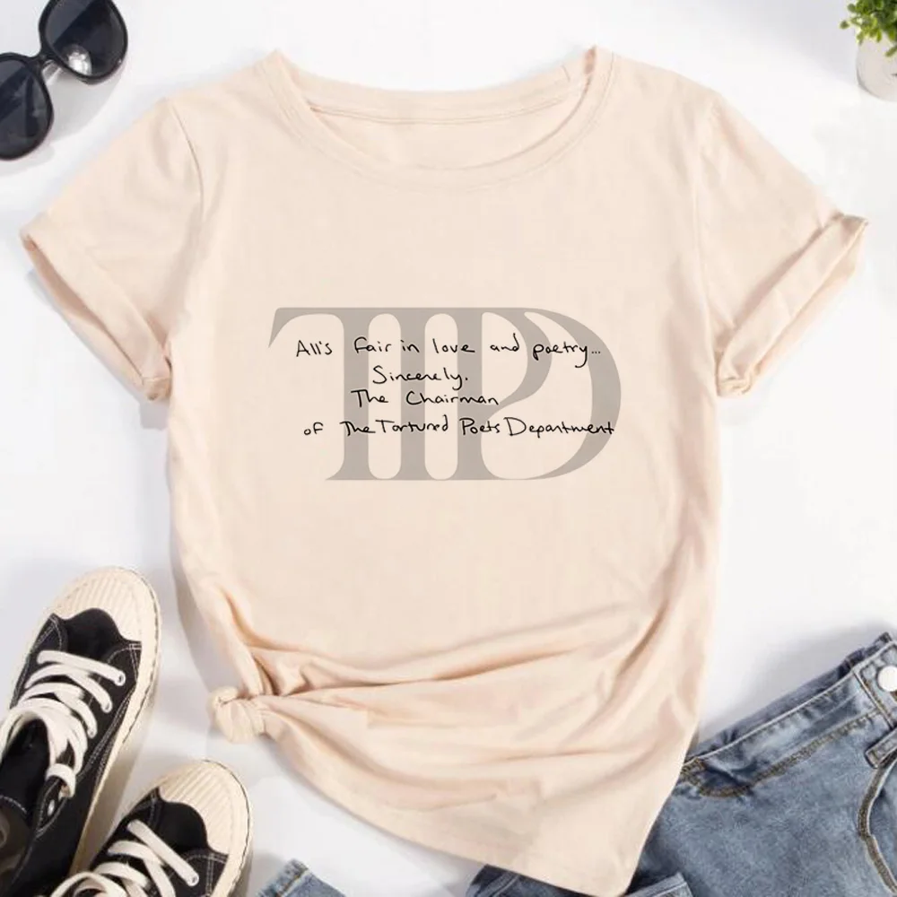 Ttpd tshirt women graphic t shirt female 2000s clothing