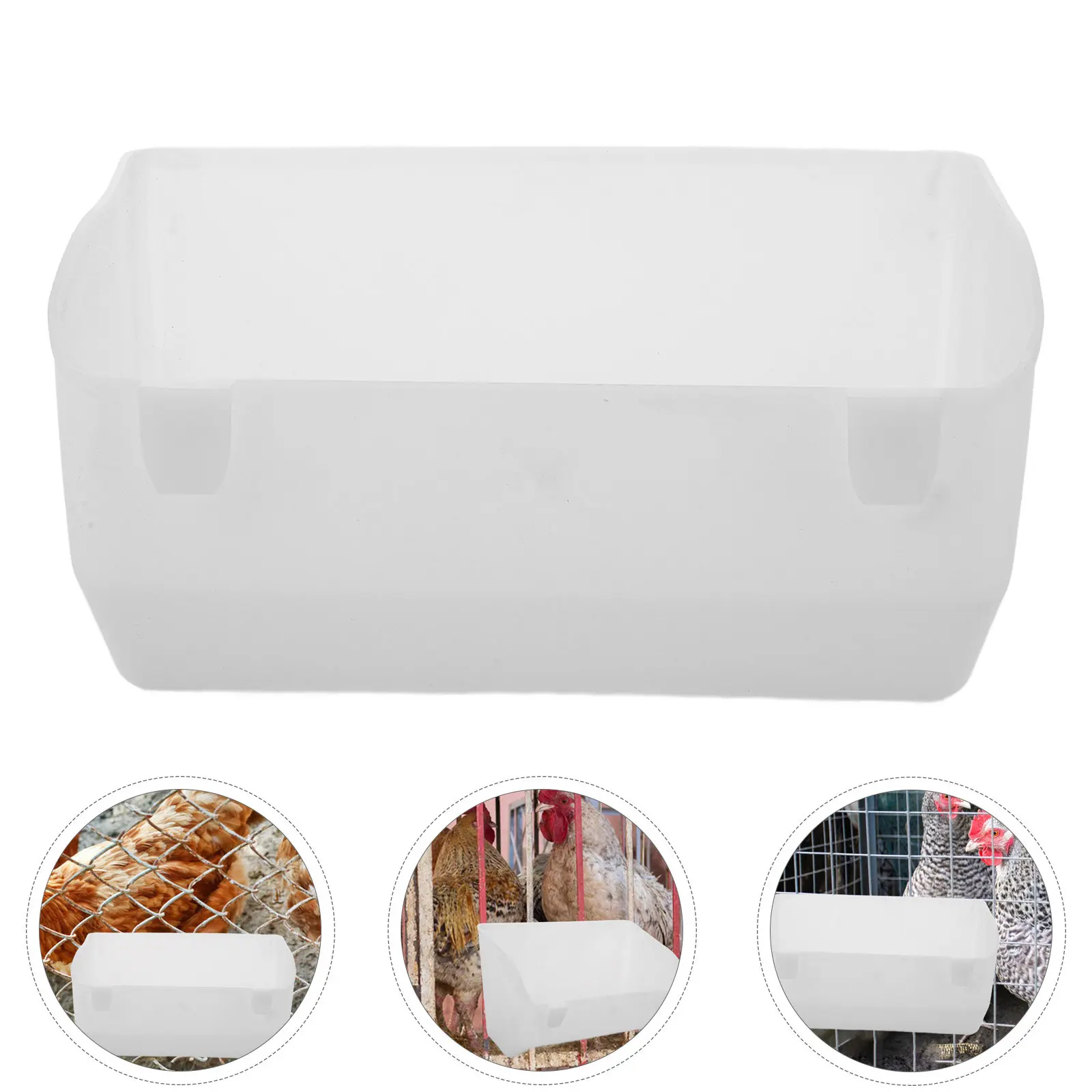 Livestock Feeding Feeder Farm Poultry Chicken Halloween Christmas Plastic Chicken Feeder Pigeon Feeder Pigeons Feeder 2PCS