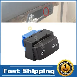 1T0962125B Central Door Control Locking Lock Unlock Switch Button For Volkswagen VW Caddy Touran 2003 04 05 06 07 08 09 - 2015