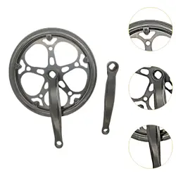 Bike Crankset City Folding Bicycle Crankset High Strength Easy Installation Bicycle Crank Set Parts for Mountain Road Bike