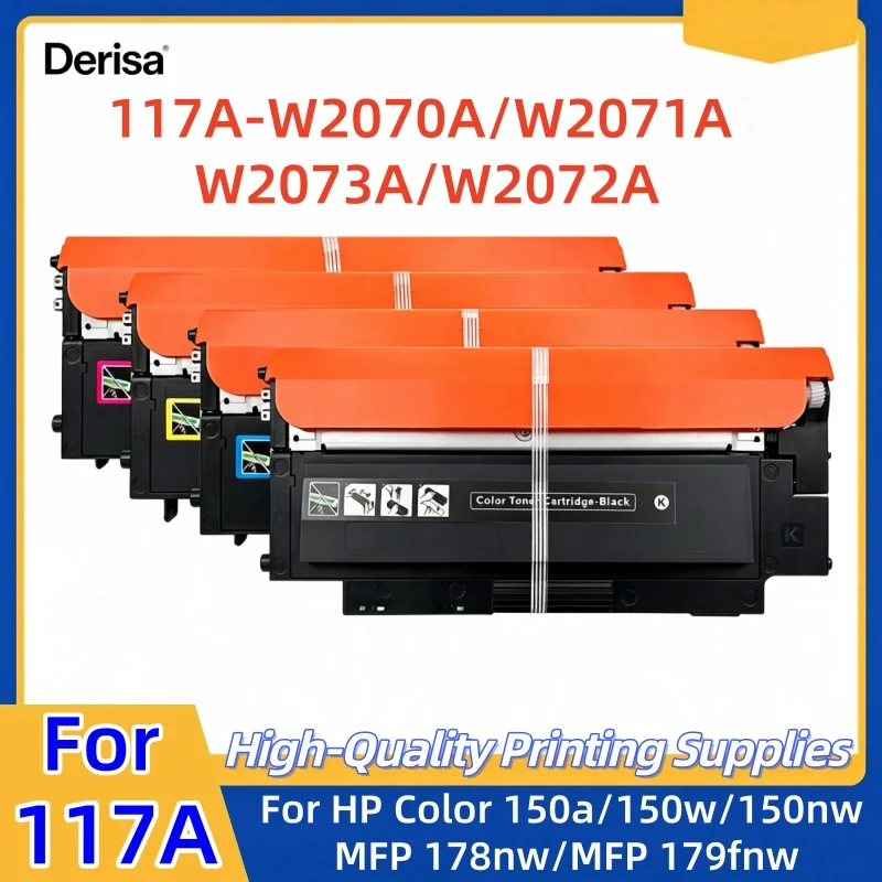 117 117a Toner Cartridges For HP MFP179fnw 178nw 150a 150nw w2070a w2071a w2072a w2073a printer color Toner Cartridges With Chip