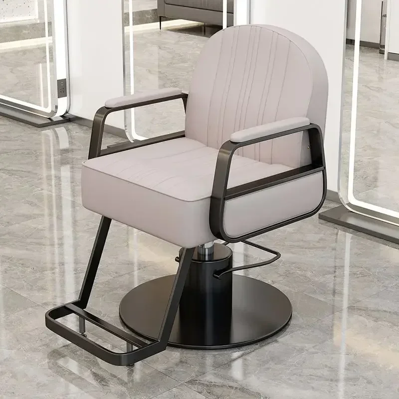 Sillas de salón estilista silla de masaje profesional 2024 espera Barberia belleza salón de peluquería hidráulico Stuhle inclinado