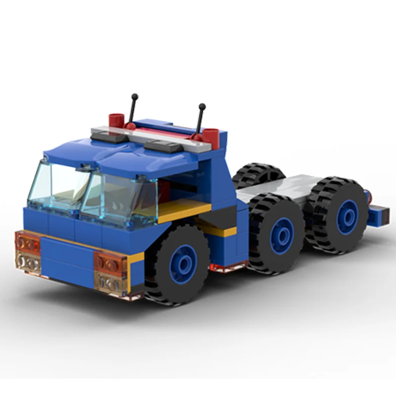 Speed Racing Car Model MOC Building Bricks Six Wheel Truck Modular Technology Children Holiday Gifts Assemble Toys Suit
