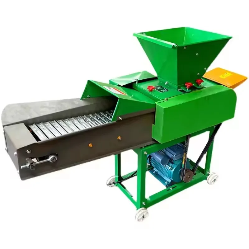 Guillotine silk crushing machine Household wet and dry small corn straw crushing and kneading machine