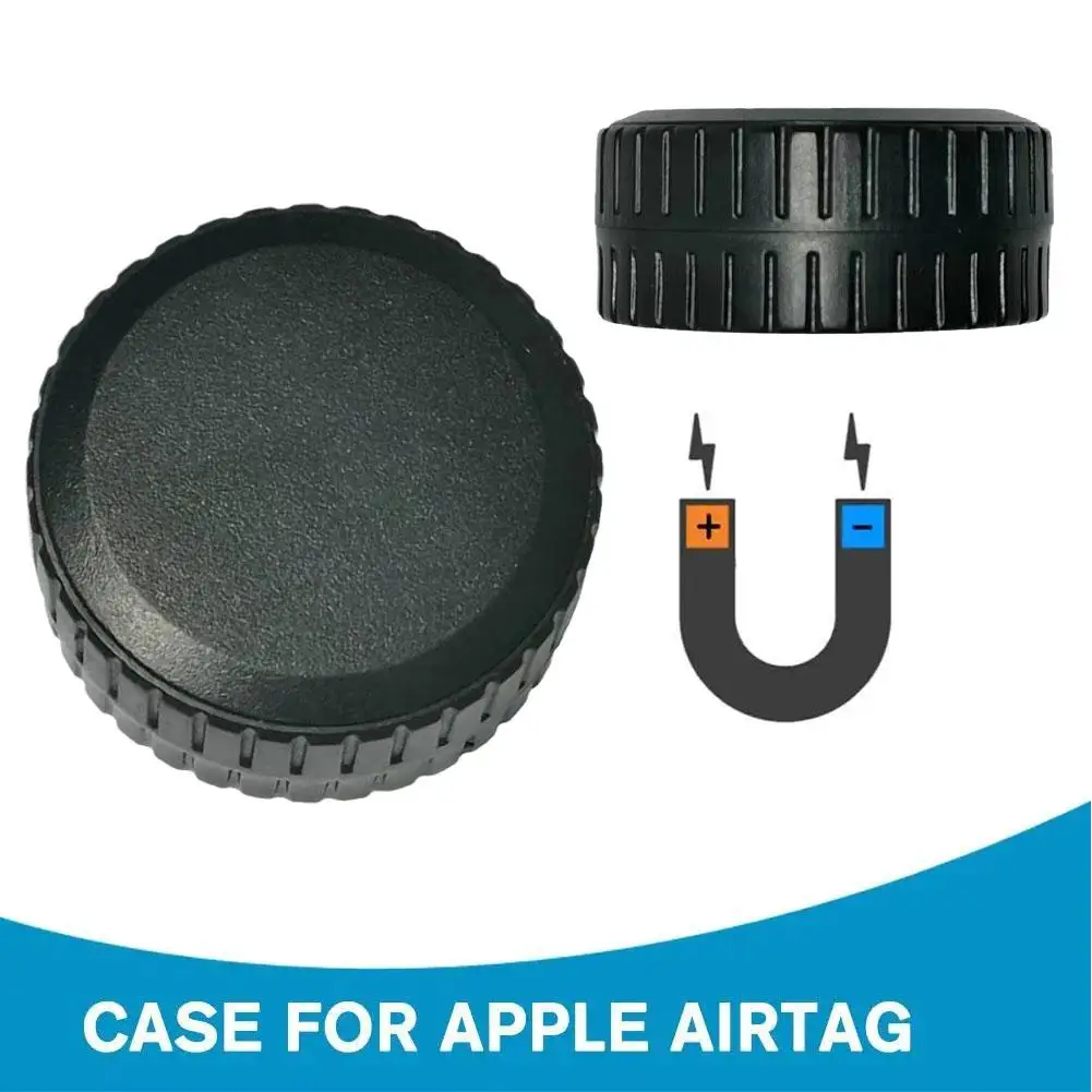 1pc for airtag Magnetic Locator Protective Tracker Case ABS High-strength Magnetic Locator Protective Case For Air Tag Holder