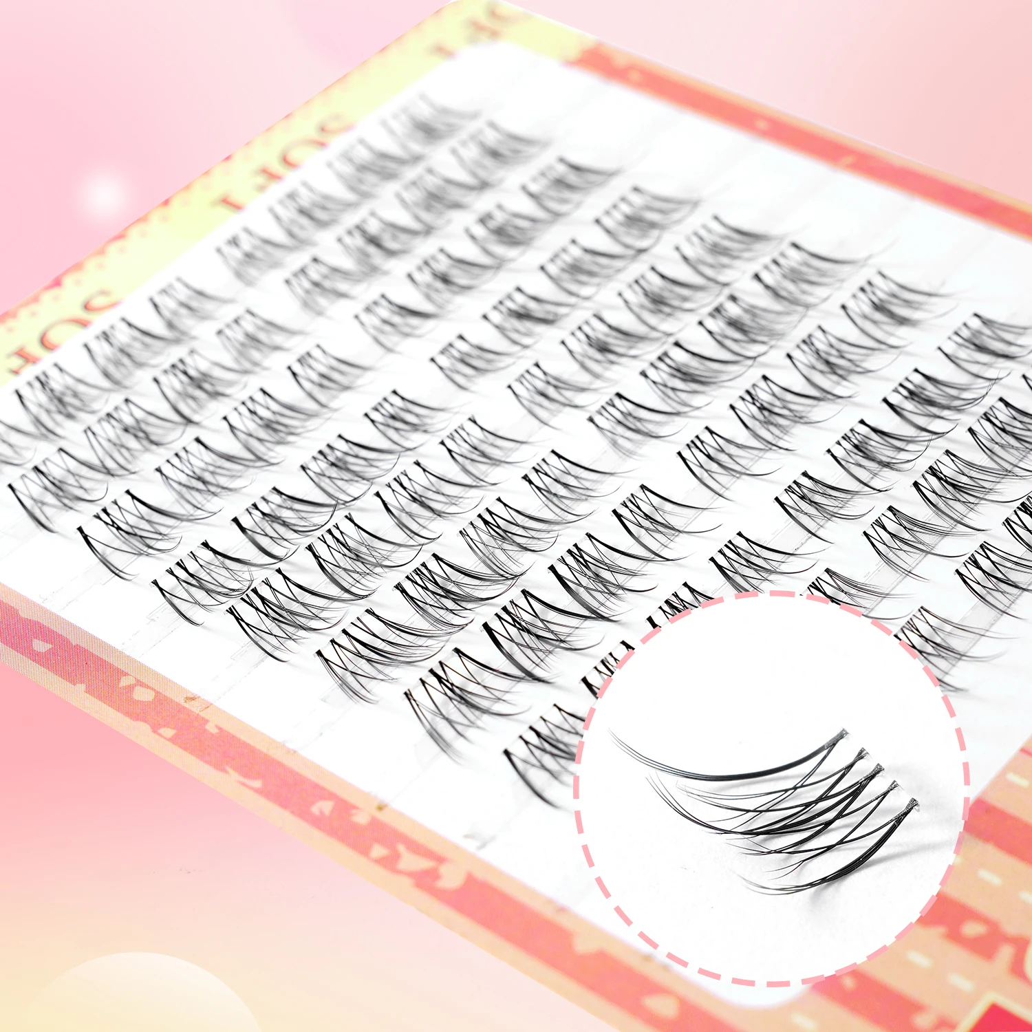 80 clusters natuurlijke valse  - False Eyelashes Natural recensie en prijs