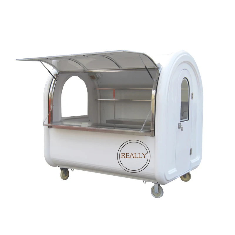 

Spain Churros Cart Food Vending Cart Large Food Truck Outdoor Street Mobile Kitchen Catering Trailer with Fryer Outdoor