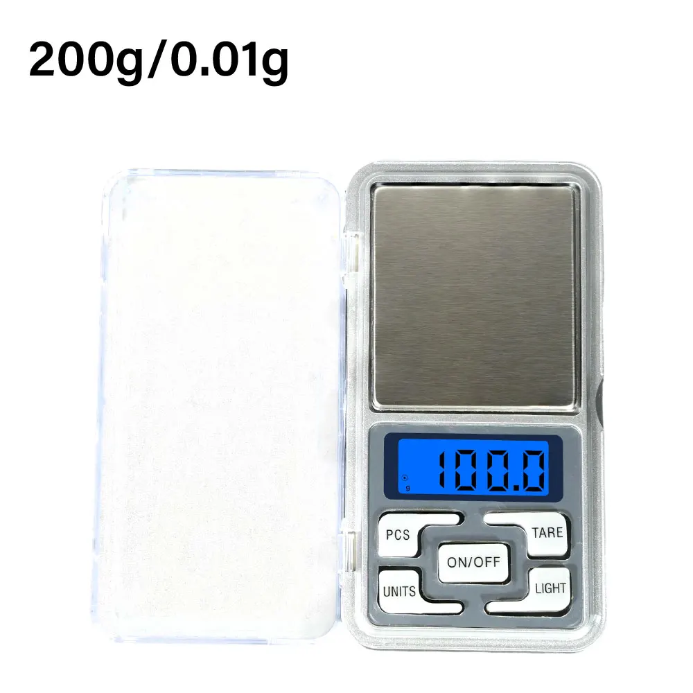 

Высокоточные мини-карманные весы 200 г/0,01 г, точные цифровые весы для ювелирных изделий с ЖК-дисплеем, компактные портативные для удобного переноски