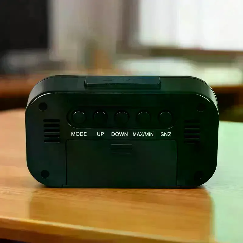 /TPz/Station Clock With Color Display - Temp & Humidity Monitor Backlit For Kids & Teens Perfect For Bedroom/Dorm Desk Weather