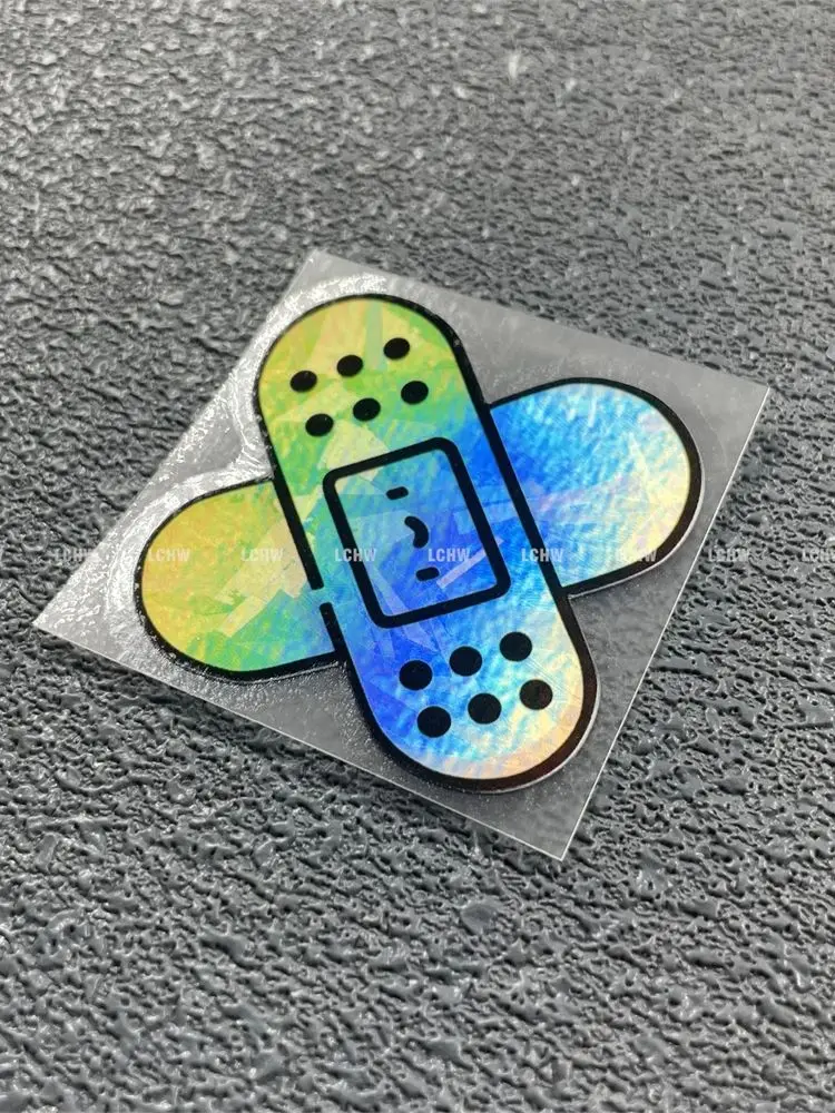 AliExpress NONE Car Stickers Pink Cross Band Aid Decal Motor Helmet Cycling Race Auto Window Body Graphic
