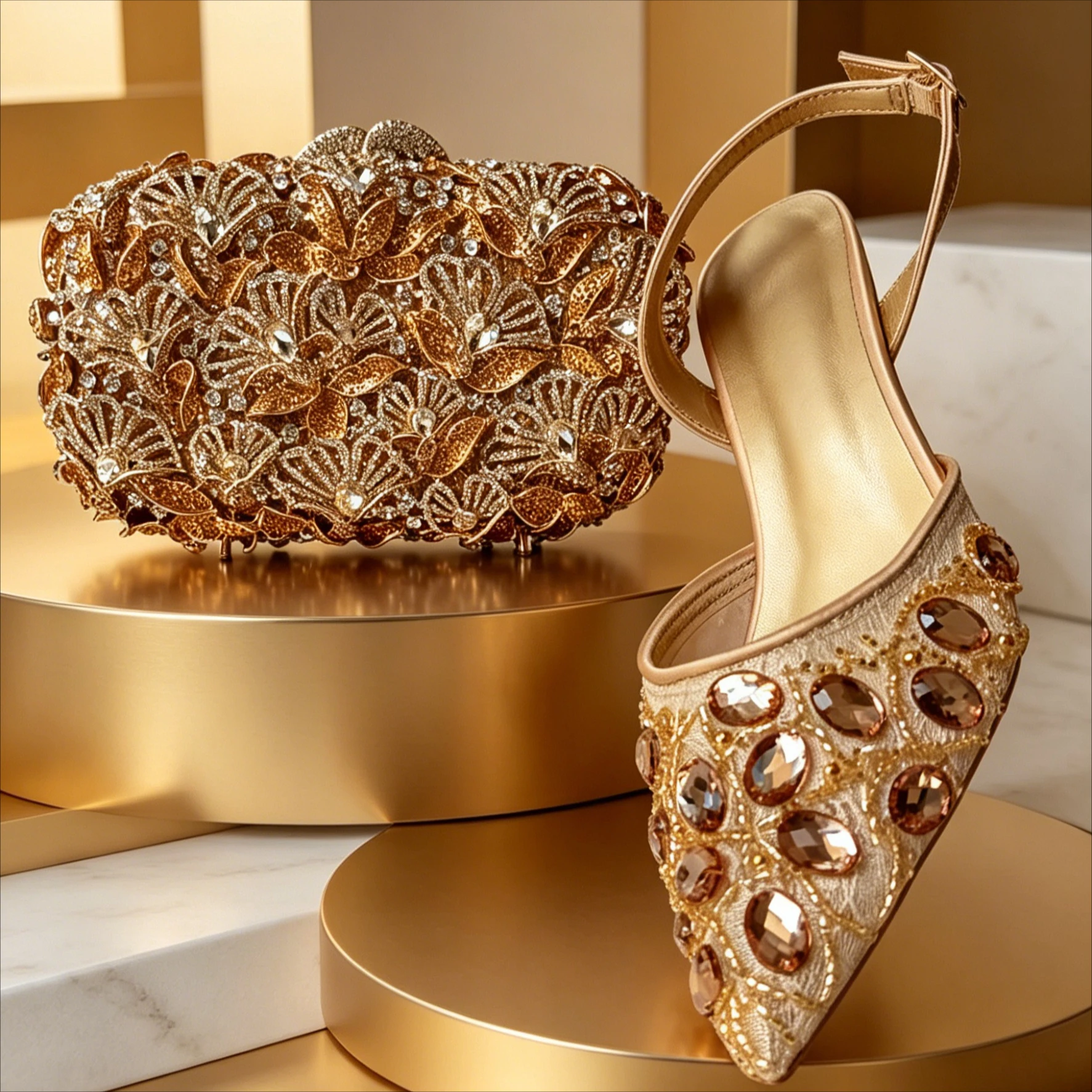 

Set Sandals Shallow Mouth Pointed Sandals Colored Rhinestone Stiletto Sandals Large Size Wedding Shoes Bridal Wedding Banquet