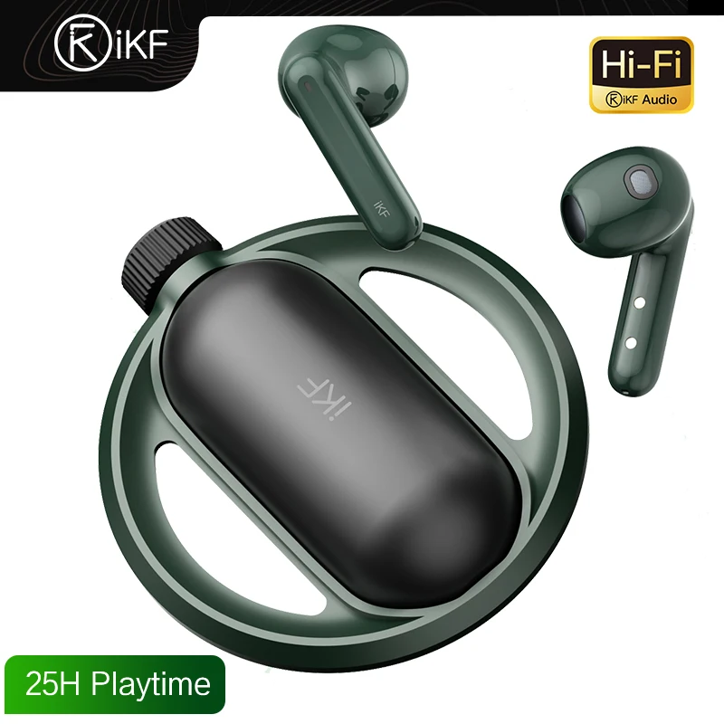 

iKF G2 True Wireless Earbuds Bluetooth 5.3 with Wireless Charging Case, 30 Hours Playback Time in-Ear Built-in Mic Earphones