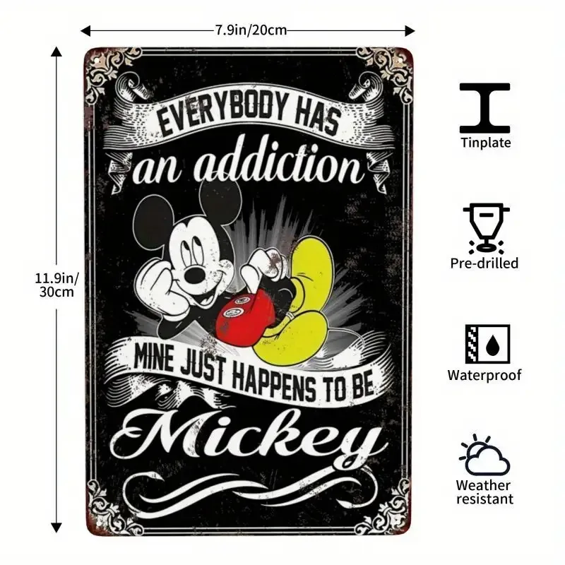 1Pc Vintage Mickey …