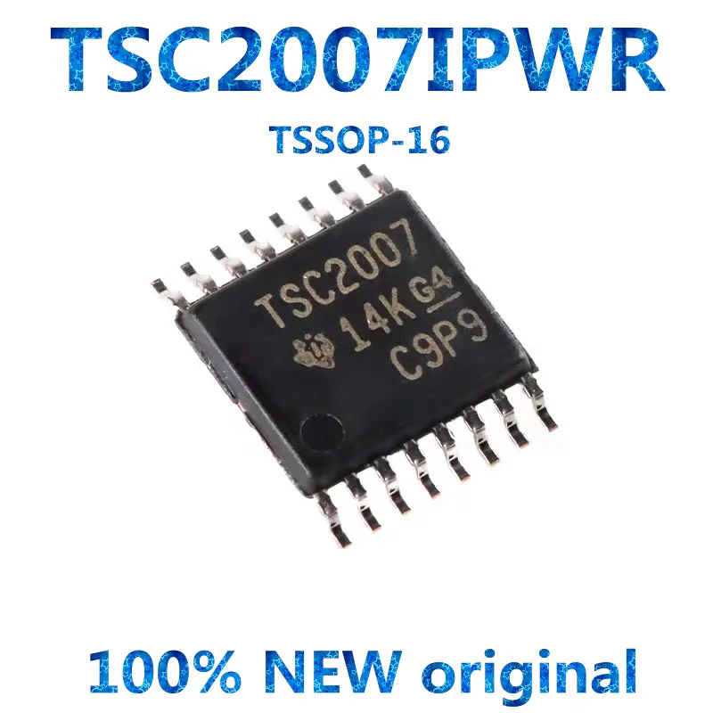 

TSC2007IPWR TSSOP-16 4-Wire Micro Touch Panel Controller Chip, 100% New Printing, TSC2007