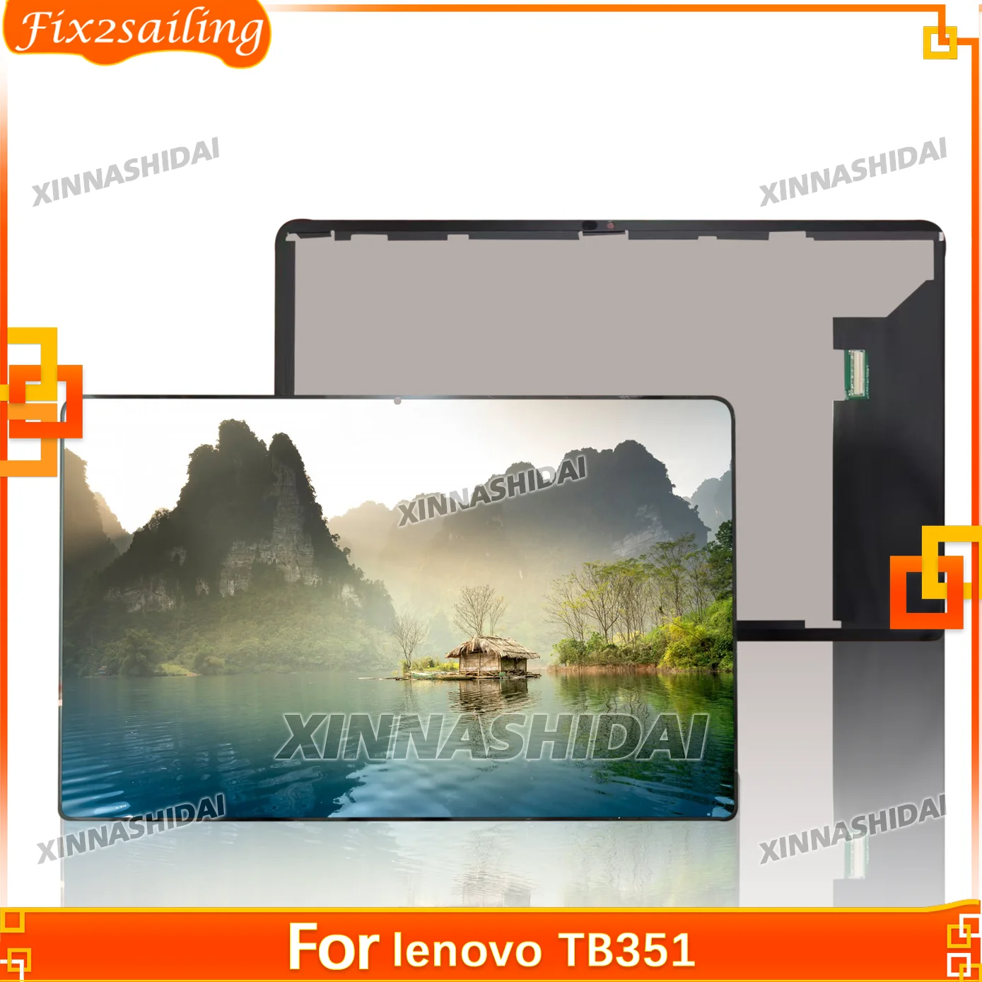 SUPER Tablet Screen For Lenovo TB351 LCD Touch Screen Assembly For Lenovo Tab TB351 LCD Touch Screen Digitizer Replacement Parts