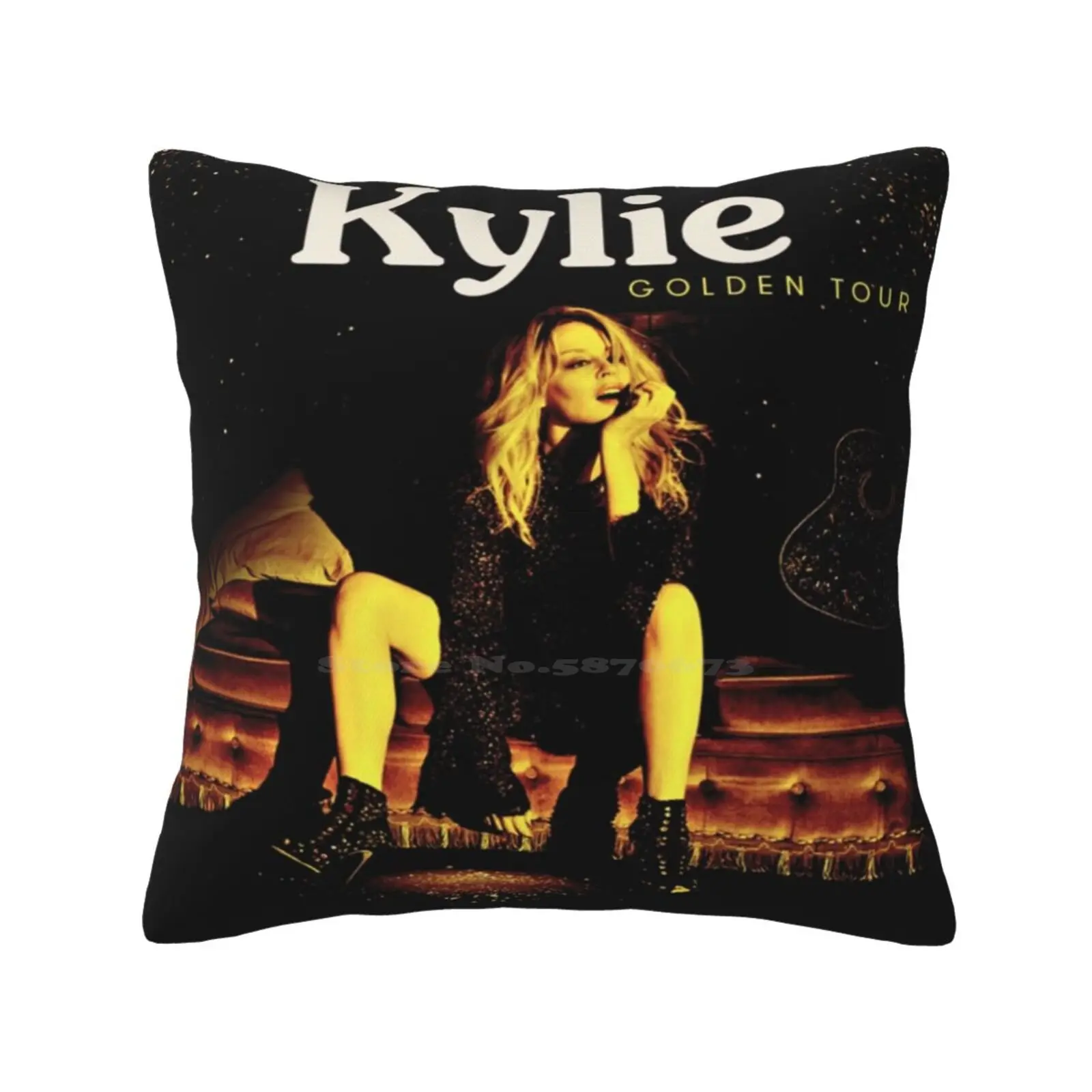 Kylie-Golden Tour Bedroom Office Hug Pillowcase Kylie Minogue Fabulous Golden Kylie