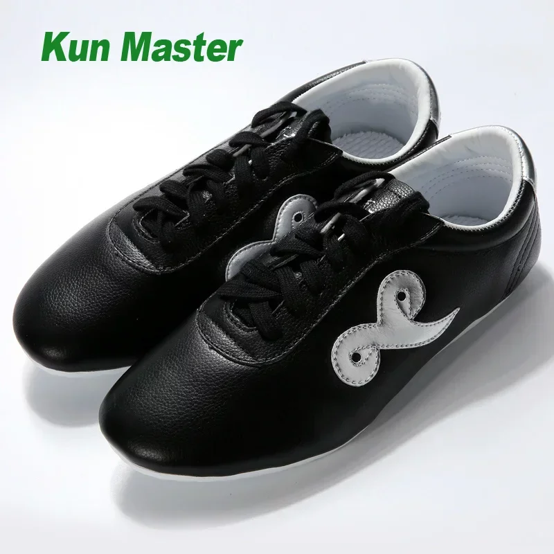 

Genuine Leather Kung fu Tai Chi Shoes Taekwondo Sneakers Martial Art Shoes Cowhide Leather Unisex Free Flexible Men Women