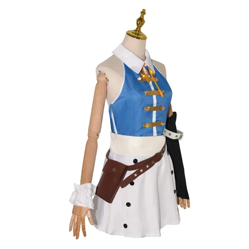 

25COSAnime Fairy Tail 100 Years Quest Lucy Heartfilia Cosplay Costume Wig Skirt Uniform Stickers Hairpin Halloween Women Party