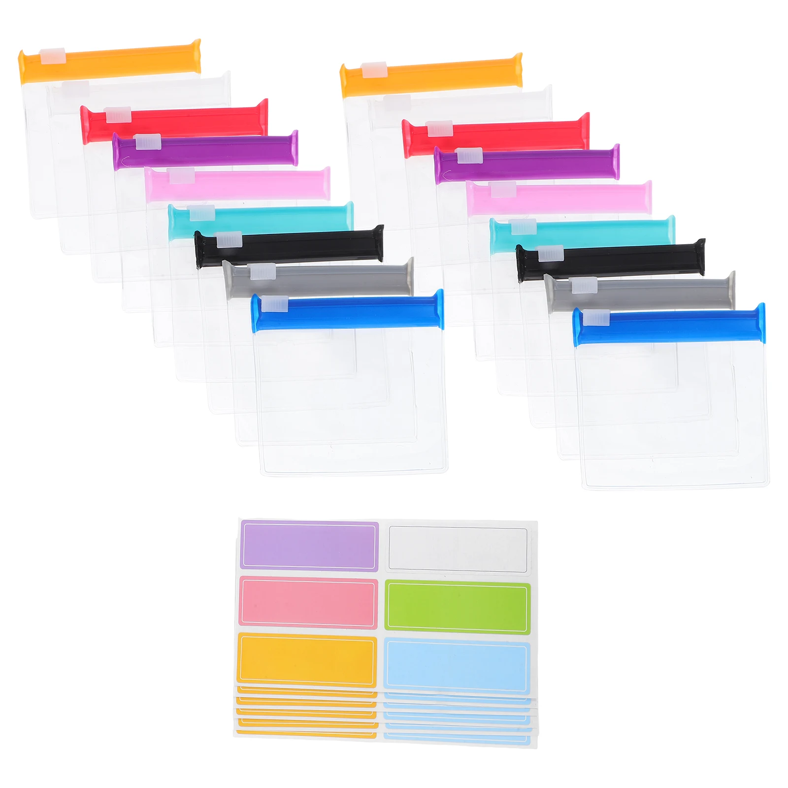 

27 Pcs Storage Bag Medicine Small Bags Travel Case Pill Travel Case Stickers Container ganizer Reusable Pvc Pocket