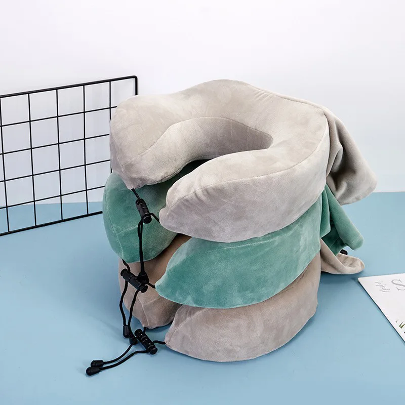 

Новая дорожная подушка из пены с эффектом памяти U-образной формы для поддержки шеи, для сна в автомобиле и офисе