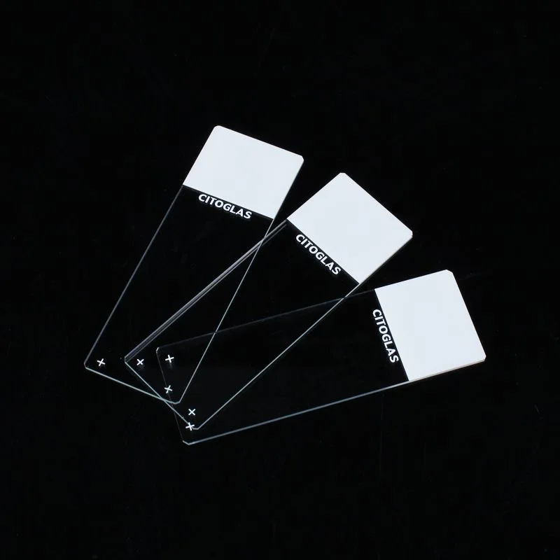 50 قطعة/صندوق مختبر سوبر وايت التصاق شريحة زجاجية 188105 مع مشحونة بشكل إيجابي مضاد للانفصال