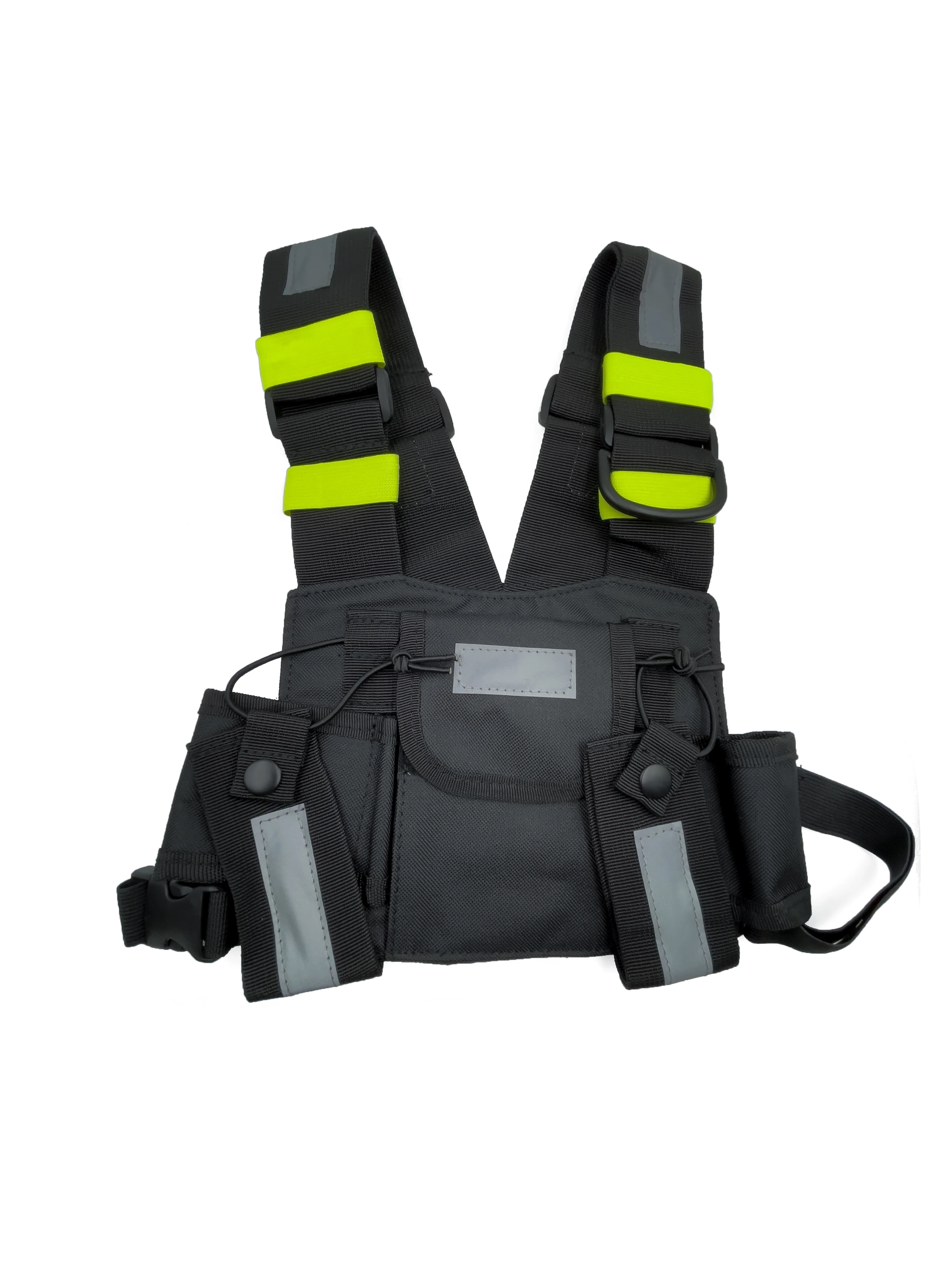 

Shoulder Holster Two Way Radio Reflective Chest Harness Holder Bag Vest Rig Walkie Talkies Front Pack Pouch Case Drop Ship