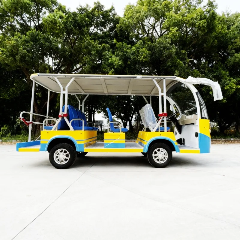 حافلة لمشاهدة معالم المدينة الكهربائية، حافلات مكوكية، حافلات لمشاهدة معالم المدينة منخفضة السرعة للبيع، المركبات الكهربائية ذات الطاقة الجديدة التسليم السريع #2