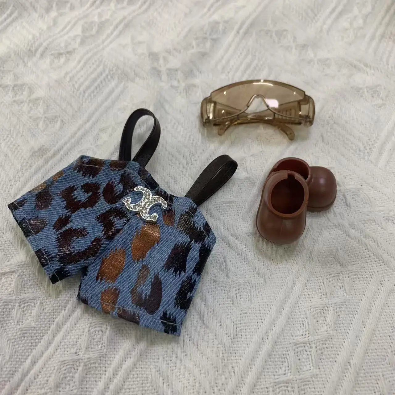 Für 17 cm Labubu Idol V2V3 Modalità Mini Puppe Kleidung Outfit Zubehör Stilvolle Outfit Kleidung Sport Freizeit Anzug Kleidung gesc