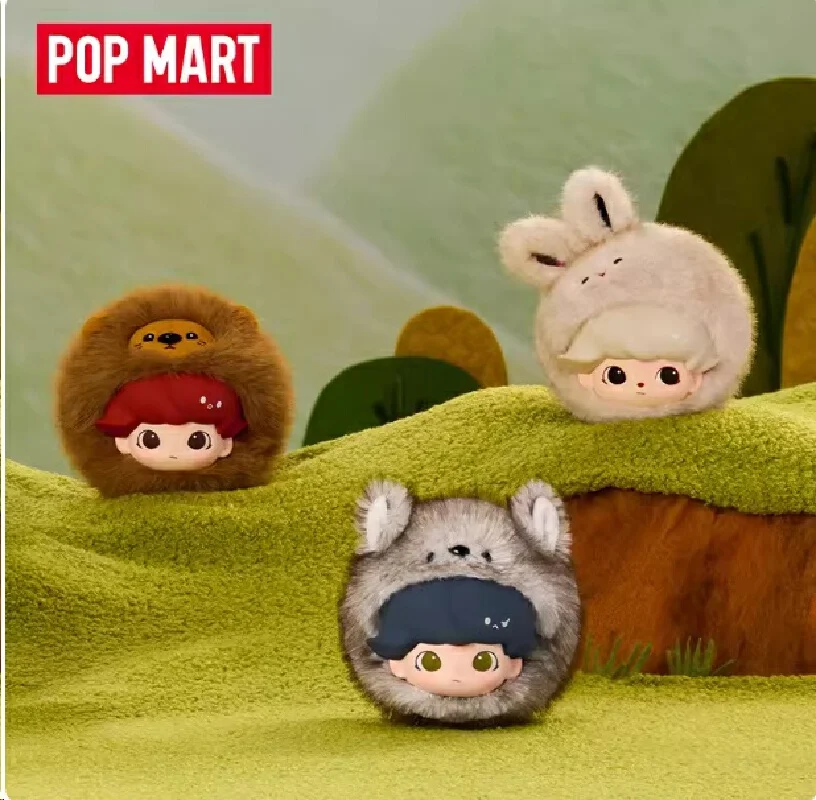 

POP MART Dimoo Latest Earphone Bag Soft Vinyl Plush Pendant Trendy Collectible Blind Box Cute Girl Gift Secret Drama Club Series