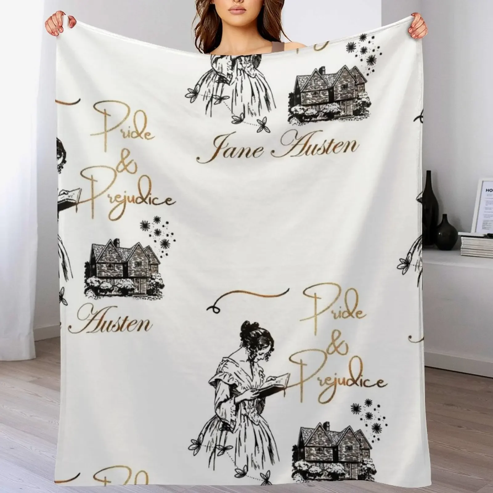 Pride and Prejudice Throw Blanket manga decorative Summer Beddings Thins Blankets