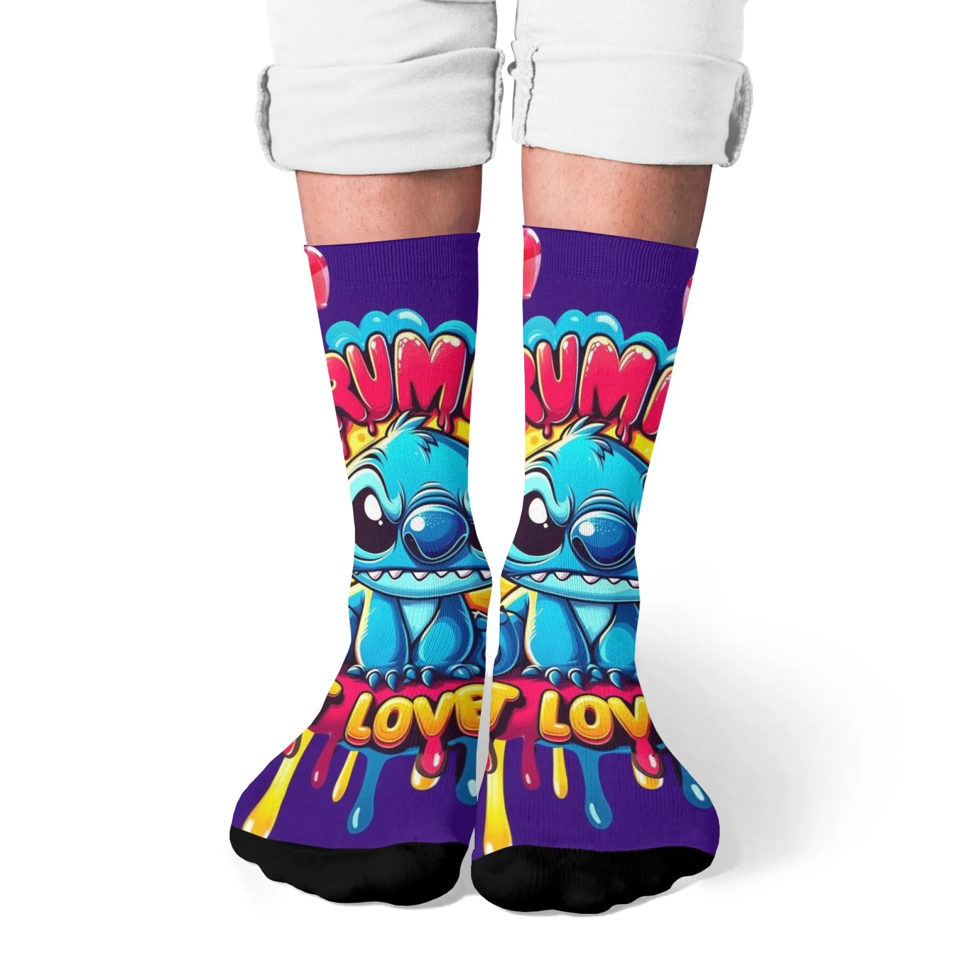 Harajuku ريترو الكرتون غرزة الجوارب الرجالية غير رسمية مريحة للتنفس عدم الانزلاق الجوارب الجدة الشارع الهيب هوب طاقم الجوارب هدية #6